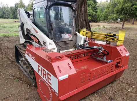 skid steer fire suppression|300 gallon skid steer attachment.